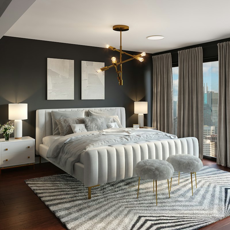 Evening cocoon bedroom